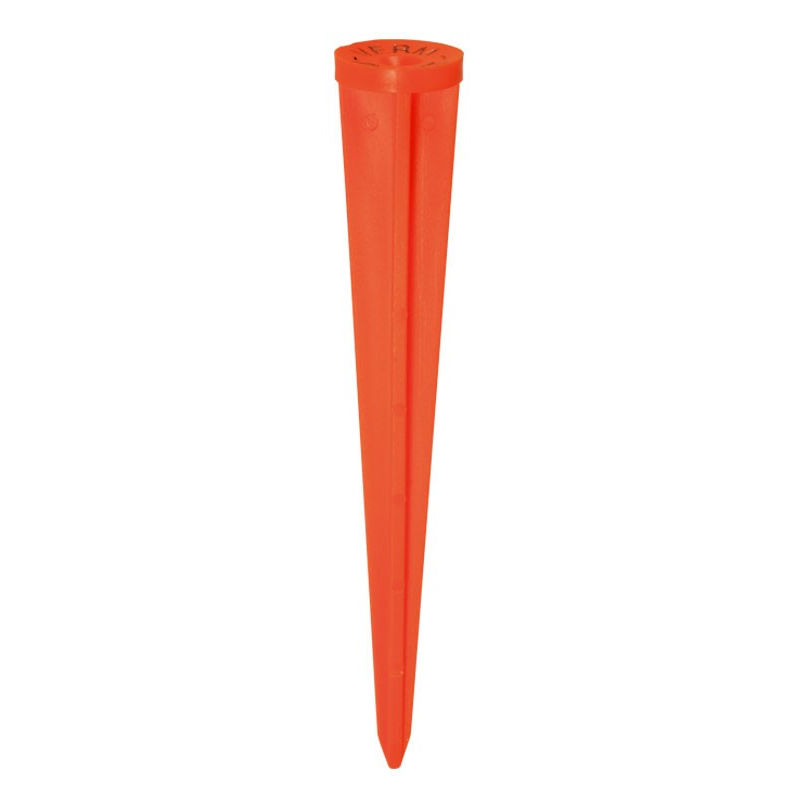 Cone (wortel) - oranje plastic  0,50 EXCL.