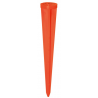 Cone (wortel) - oranje plastic  0,50 EXCL.